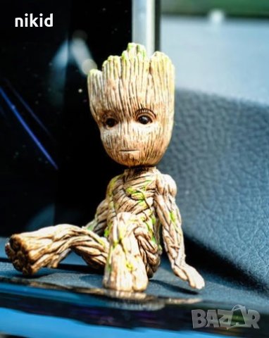 Пазители на Галактиката Marvel Guardians of the Galaxy Groot Груут пластмасова фигурка играчка торта, снимка 2 - Фигурки - 33456511