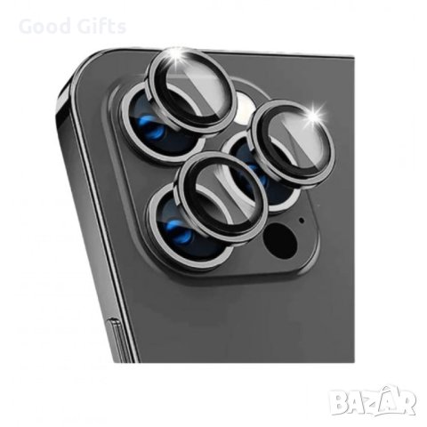 Протектор за Камера, iPhone 15 Pro, Натурал- Титаниум Сив, снимка 2 - Фолия, протектори - 43030271