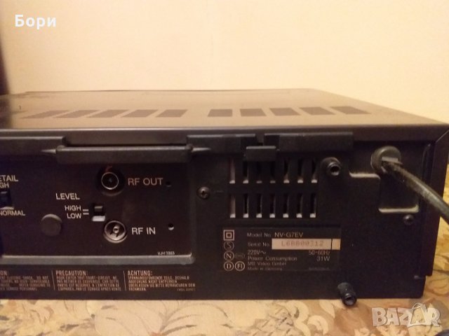 Видео  Panasonic NV-G7 Video Player and Recorder, снимка 11 - Плейъри, домашно кино, прожектори - 27549328