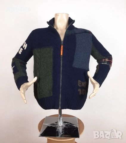 Napapijri North Pole Expedition - Оригинална мъжка жилетка с цип р-р M, снимка 5 - Пуловери - 52421159