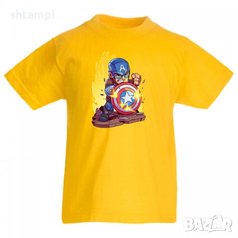 Детска тениска Marvel Captain America 2 Игра,Изненада,Подарък,Геймър,