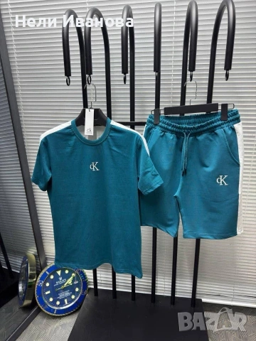 мъжки тениска с къс панталони
