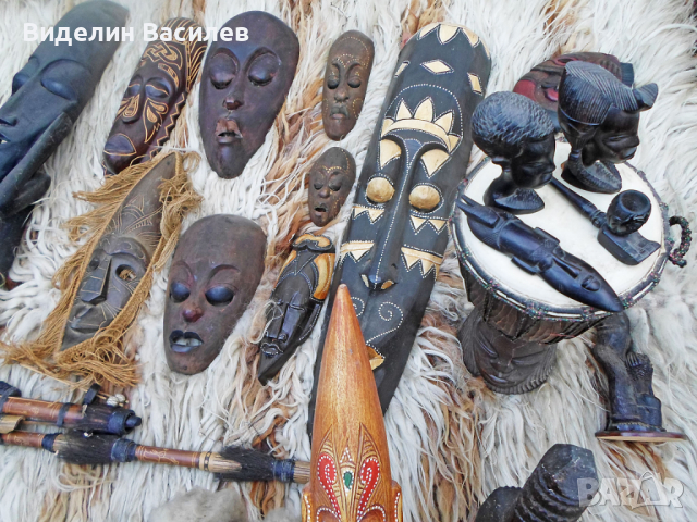 Африкански маски/статуетки, снимка 13 - Други ценни предмети - 36560867