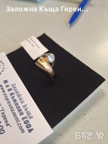 Дамски златен пръстен - 5,88 гр., снимка 3 - Пръстени - 51603796