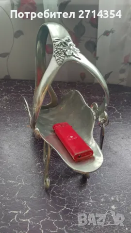 Калаена стойка за вино , снимка 5 - Антикварни и старинни предмети - 49858910