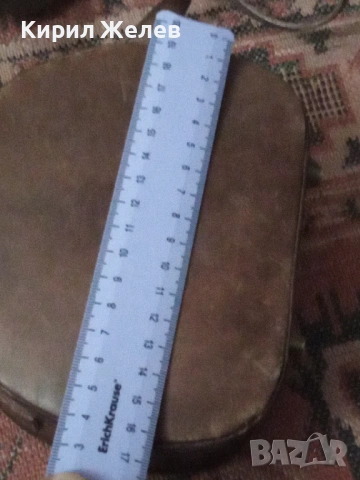 Кръгла кожена чанта 53732, снимка 5 - Чанти - 53447217