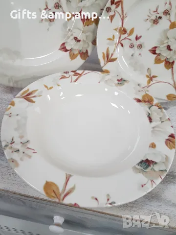 Порцеланов сервиз за хранене - 24 части, снимка 5 - Сервизи - 48381607