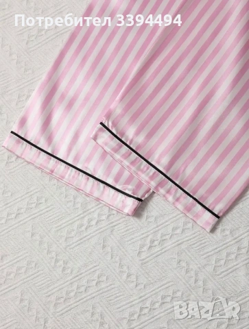 Сатенена пижама, сет от 3 части, снимка 7 - Пижами - 53304144