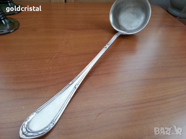  Посребрен черпак , снимка 8 - Антикварни и старинни предмети - 38275779