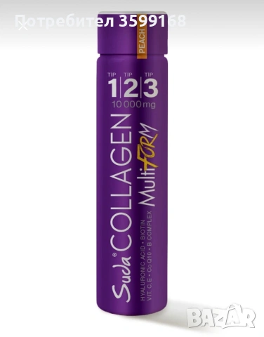 Суда Колаген с вкус на праскова / Suda Collagen 30х40мл, снимка 4 - Козметика за лице - 53607595