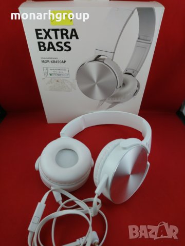 Слушалки Sony MDR-XB450A, снимка 5 - Слушалки, hands-free - 26435600