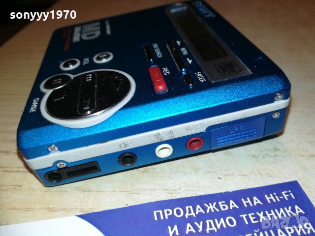 SONY MZ-R70 MINIDISC RECORDER-MADE IN JAPAN, снимка 12 - MP3 и MP4 плеъри - 28592869
