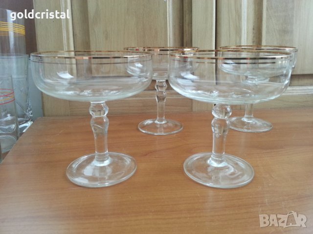 Ретро стъклени чаши , снимка 6 - Антикварни и старинни предмети - 39833762