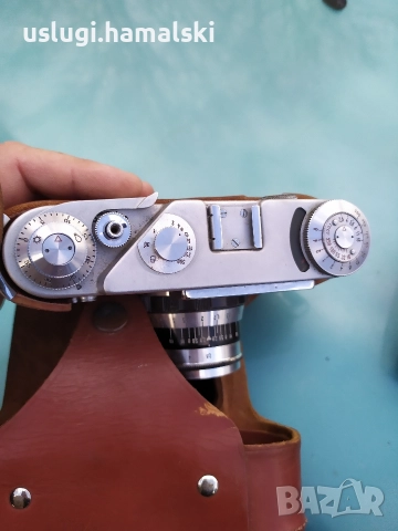 Стар фотоапарат Фед4, снимка 4 - Антикварни и старинни предмети - 52606562