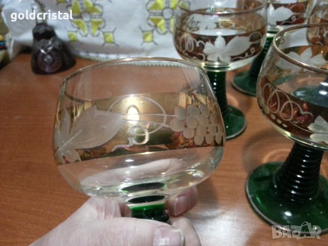 Френски кристални чаши , снимка 9 - Антикварни и старинни предмети - 43342818
