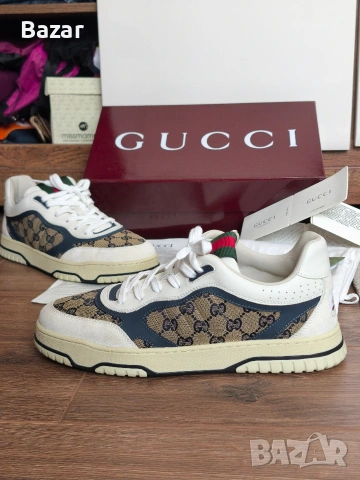 Gucci Мъжки Обувки Оригинални Пълен Комплект