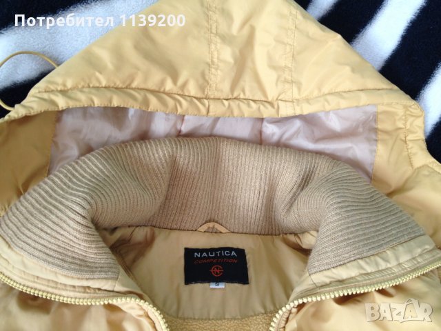 Nautica S жълто охра яке пролет есен зима, снимка 4 - Якета - 27199074