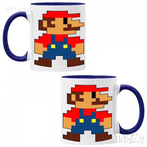 Чаша Super Mario 8-bit,Керамична Чаша, Кафе Чай, Игра,Изненада,Подарък,Повод,Празник,Рожден Ден, снимка 3 - Чаши - 38481911