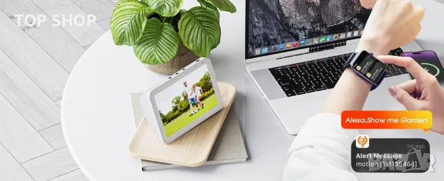 Topcony PTZ 2K 360° охранителна камера на открито, снимка 7 - IP камери - 49427464