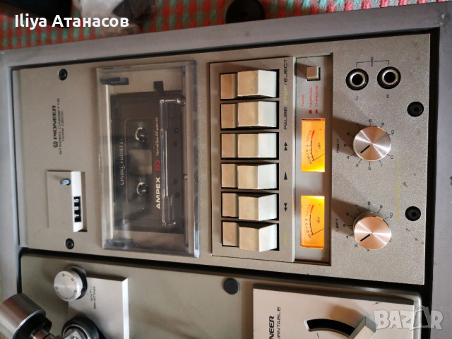 Pioneer M 6500 грамофон, касетен дек, радио и стерео усилвател , снимка 6 - Ресийвъри, усилватели, смесителни пултове - 36437067