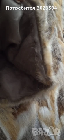 Палто от лисичи кожи, естествена кожа, снимка 3 - Палта, манта - 51150372