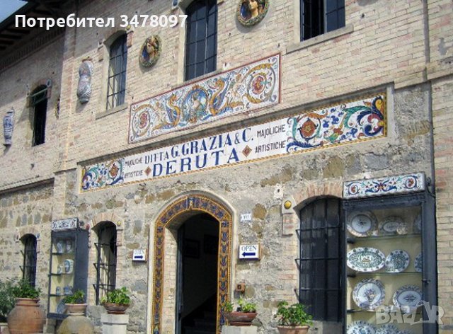 декоративна чиния Grazia Deruta Италия чиния Grazia Deruta Италия, снимка 3 - Декорация за дома - 43690140