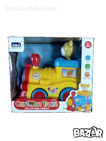 Музикално локомотивче с мече, снимка 1