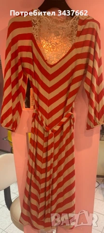 Рокля с дантела , снимка 2 - Рокли - 51001654