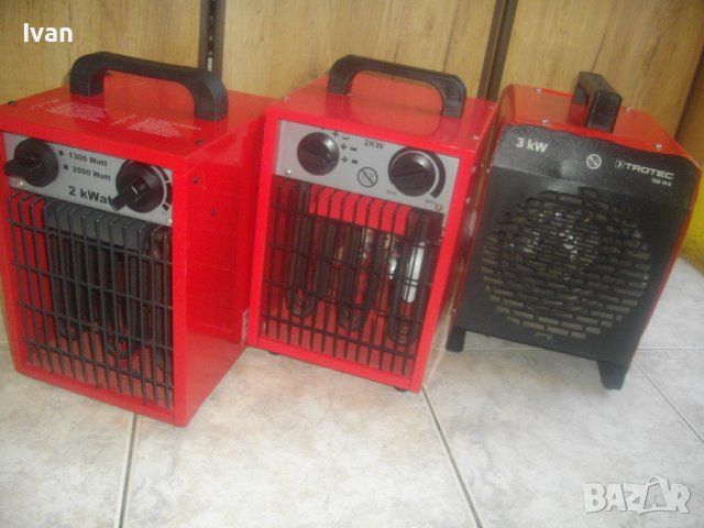 3KW-2KW/3000-2000 Вата-Ел.Калорифер-Отоплител-Метален-Компактен-Холандия/Нидерландия-Различни-Печка 