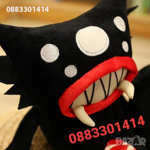 Кили Уили Хъги Лъги Черен Huggy wuggy Killy Willy Poppy playtime , снимка 5 - Плюшени играчки - 37404182