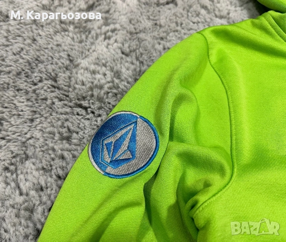 Мъжко Volcom Color-Block Hoodie, Размер S, снимка 4 - Суичъри - 53145070
