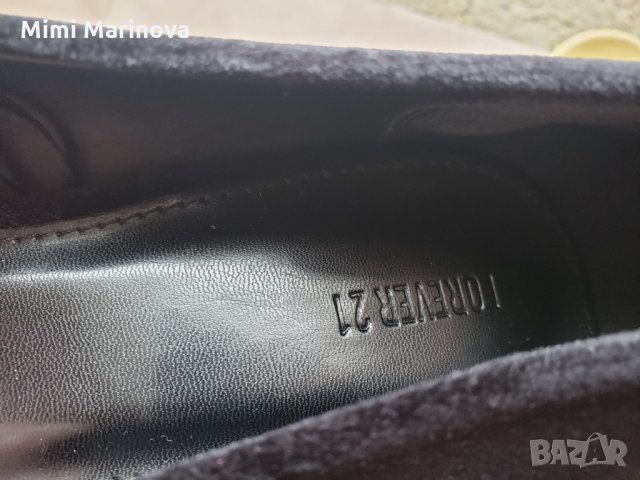 Черни елегантни официални обувки на ток Forever 21, снимка 3 - Дамски елегантни обувки - 35125970