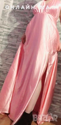 Рокля NICOLETTE ANGEL BLUE в нежен с Розов цвят, снимка 3 - Рокли - 40257521