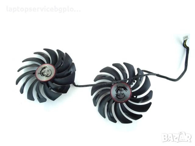 Вентилатори за видео карта MSI PLD10010B12HH 95mm, снимка 4 - Видеокарти - 52180024