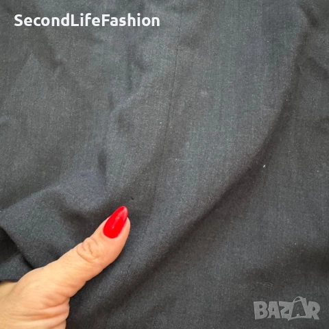 Винтидж вълнено черно сако Pierre Balmain, размер 52, снимка 7 - Сака - 52469939