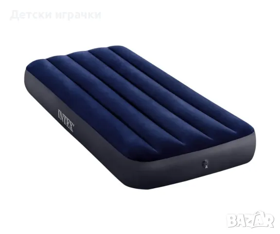 Надуваем матрак Intex Classic Downy, 76х191х25 см, PVC, плюшен, за дома и къмпинг