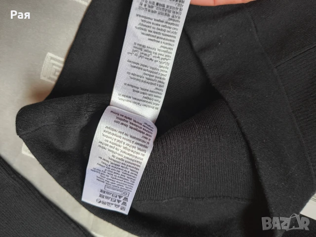 CALVIN KLEIN JEANS Блуза с лиосел с голо рамо, снимка 11 - Блузи с дълъг ръкав и пуловери - 50742175