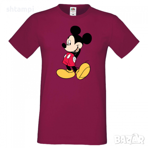 Мъжка тениска Mickey Mouse 10 Подарък,Изненада,Рожден ден, снимка 3 - Тениски - 36576565
