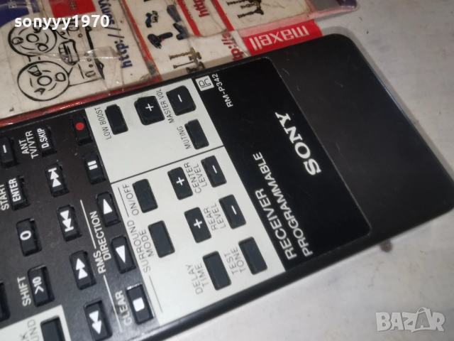 SONY RM-P342 RECEIVER PROGRAMMABLE REMOTE SWISS 1512251100, снимка 5 - Ресийвъри, усилватели, смесителни пултове - 52798726