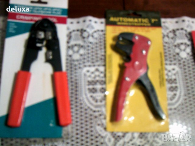 Клещи за кримпване (кримпващи) RJ-11, RJ-12 , снимка 5 - Клещи - 17499591