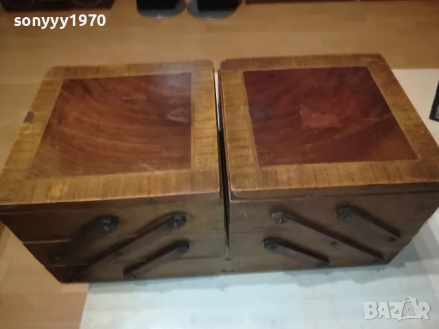 КРАСИВА ДЪРВЕНА КУТИЯ-ВНОС SWISS 0812241847, снимка 15 - Антикварни и старинни предмети - 48272159