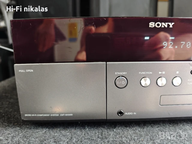 FM радио стерео усилвател ресийвър USB плейър SONY HCD-MX500i , снимка 5 - Ресийвъри, усилватели, смесителни пултове - 50630609