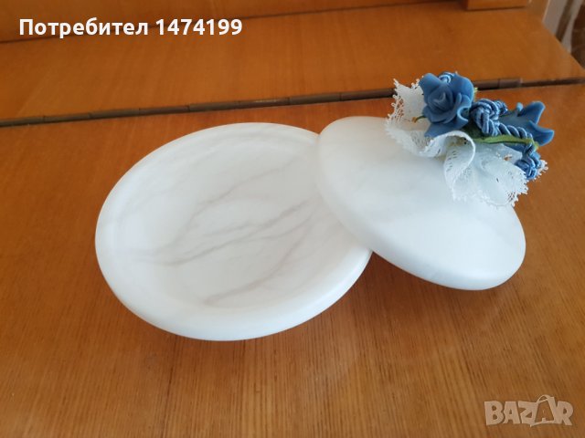 Мраморна кутийка/бижутерка, снимка 3 - Други - 39313655