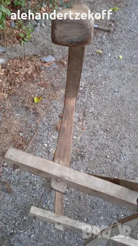 Старинна впрегатна дървена шейна, снимка 18 - Зимни спортове - 47397574
