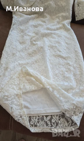 Нова дамска рокля дантела размер М , снимка 4 - Рокли - 50914608