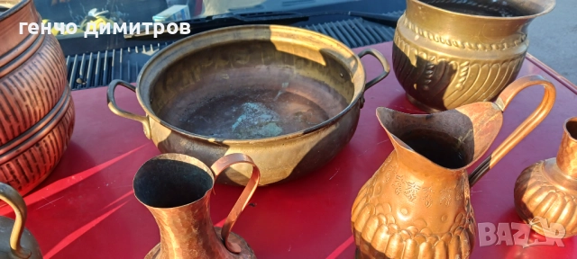  бронзови и медни съдове , снимка 5 - Антикварни и старинни предмети - 52228599