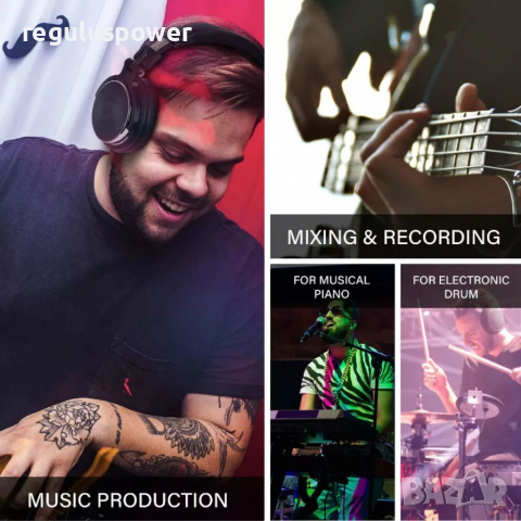 Професионални слушалки OneOdio Studio Pro-50, Hi-res,20Hz-40kHz,32 Ом, 1600 mw,6.35 mm/3.5mm Jack, снимка 13 - Слушалки и портативни колонки - 36544965