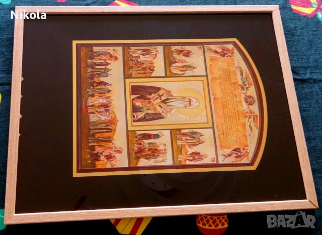 Икона - картина Св. Патриарх Евтимий - Търновски сборна, снимка 11 - Икони - 36880706