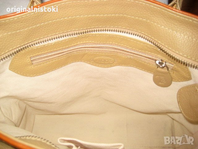 марка ТODS чанта Оригинална Естествена кожа марка ТODS чанта, снимка 5 - Чанти - 28036227
