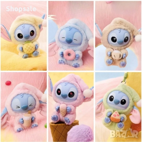 Сладка изненада с Miniso Stitch в пижама – колекционерска фигурка 15 см, снимка 9 - Плюшени играчки - 51950820